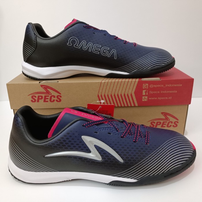 ✨Ori Sepatu Futsal Specs Original Ls Omega In Meta Crush Pack Black 402104 Terbaru
