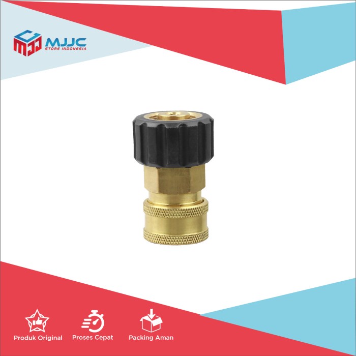 M22-14 / M22-15 Female To 1/4 Inch Female Quick Connect Thread