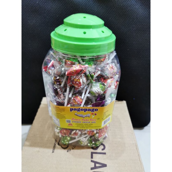 

Permen Pago Lolipop Metalik Isi 100 Pcs