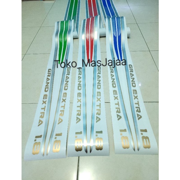 Stiker sticker list body kijang grand extra 1.8 / stiker kijang grand extra / stiker toyota kijang k