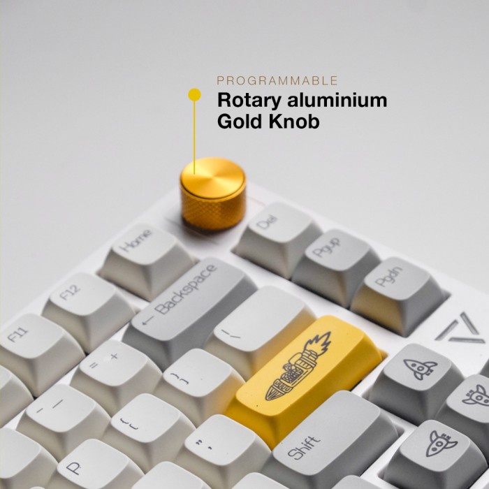 NEW KOODO SOLAR - MECHANICAL KEYBOARD 75% W/KNOB LAYOUT ORIGINAL TERBARU