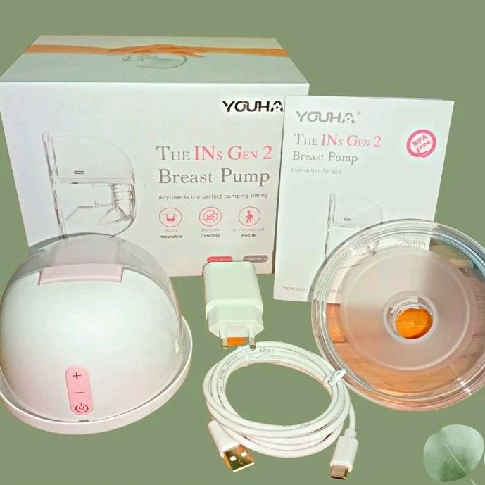 SEWA POMPA ASI ELEKTRIK YOUHA GEN 2 WEARABLE  HANDSFREE BREAST PUMP MALANG / SEWA POMPA ASI ELEKTRIK