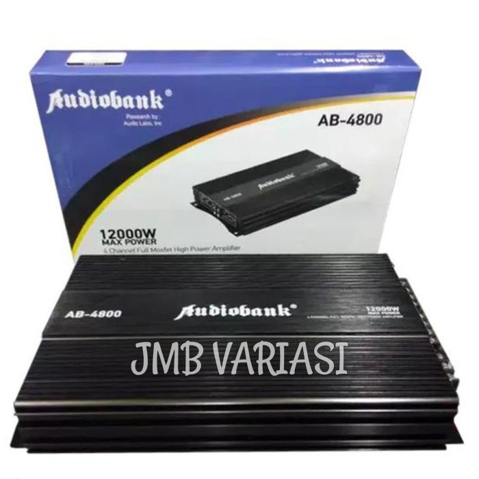 Power Mobil Mosfet Amplifier 4 Channel Audiobank AB-4800