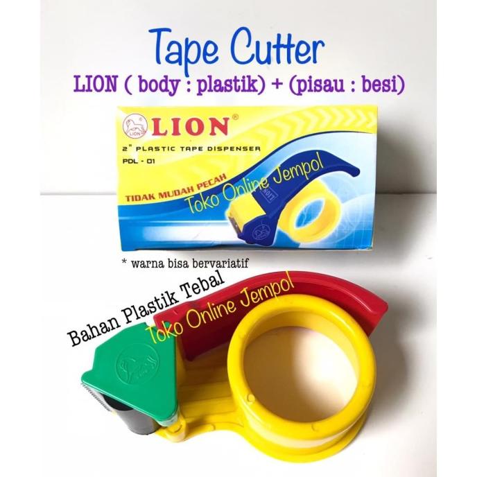 

PLASTIK Alat Potong Lakban Tape Dispenser PDL-01 Cutter LION ATK0953LN