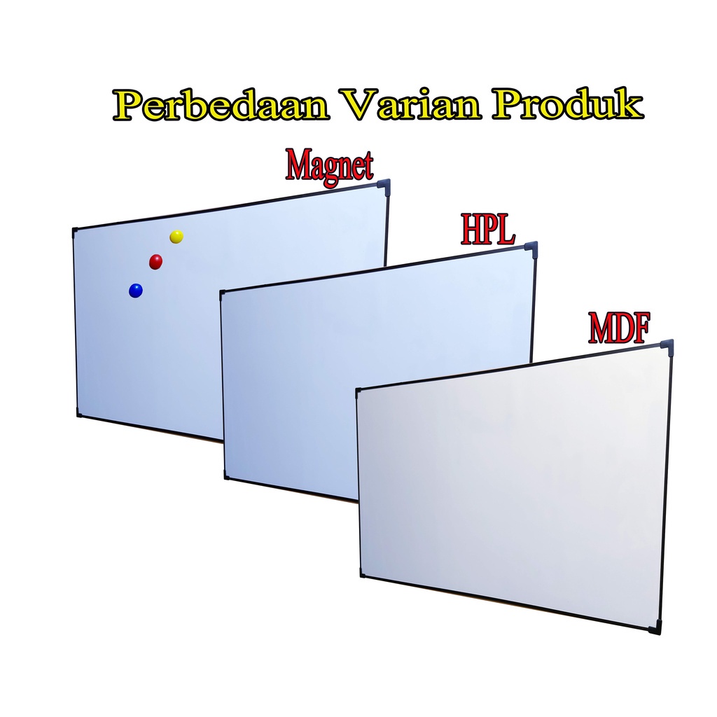 

Papan Tulis 60X80 Cm Magnet Dan Non Magnet