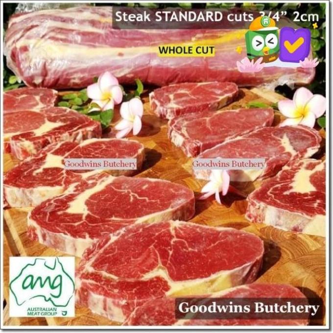 

1.1Kg Beef Ribeye Cuberoll Scotch Fillet Australia A Budget Amg Roast Purwinata