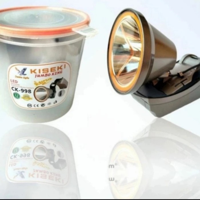 Promo Senter Kepala Led Super Terang Kiseki 200W Ck 998