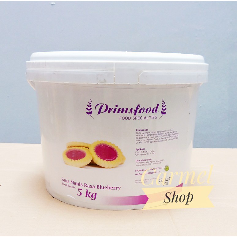

Selai Buah Primsfood Tahan Bakar 5Kg - Filling Buah