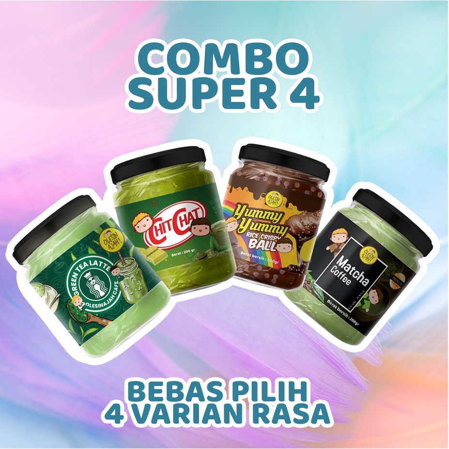 

Ter Combo 4 Selai Olesinajah - Homemade