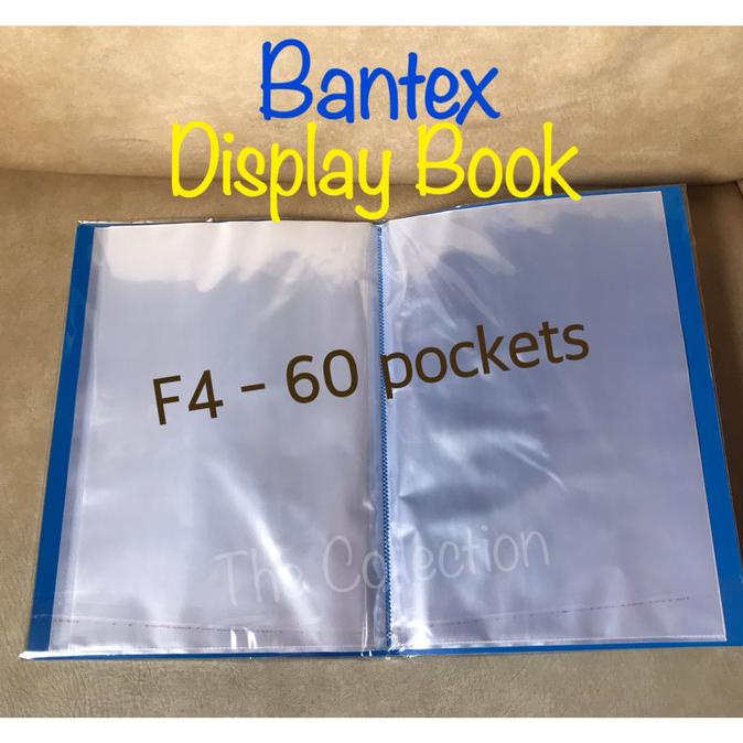 

ATK0686BX 60 pocket F4 Display Book 3187xx Bantex Clear Holder Folio