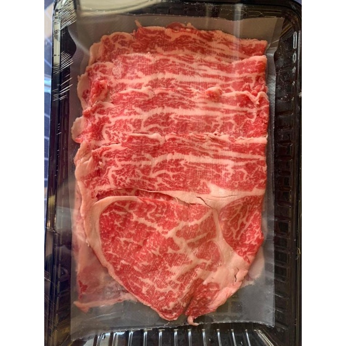 

Kuyyy Aus Wagyu Ribeye Mb5+ Sliced Beef (150Gr) [Packing Aman] Lovloa