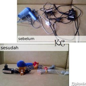 

SALE - GOOD QUALITY (isi1) Pengikat Kabel Halus Panjang cable HP