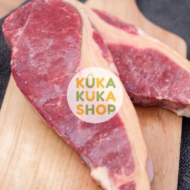 

Miliki Daging Sapi Beef Steak Aust Striploin / Sirloin Grade A 1 Kg Mikomijual