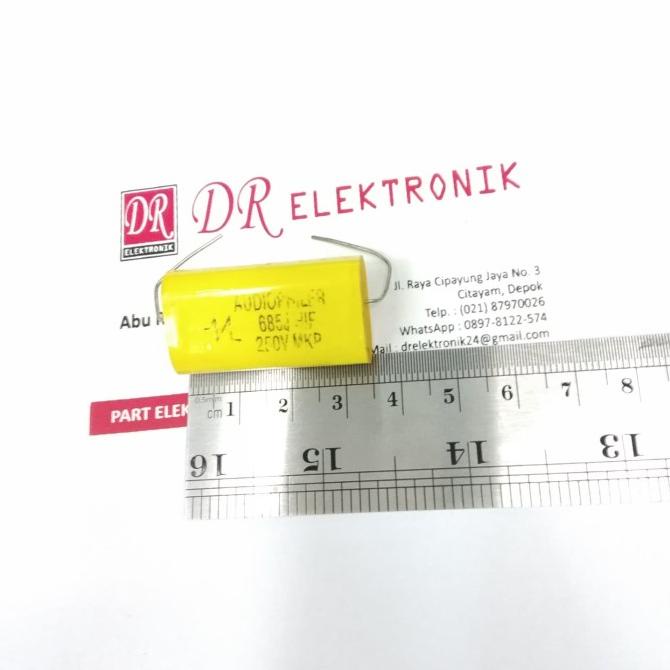Diskon Kapasitor Audiophiler nonpolar 685J 6,8uf 6,8 mikro 250v 250 volt dre3 Segera Dapatkan