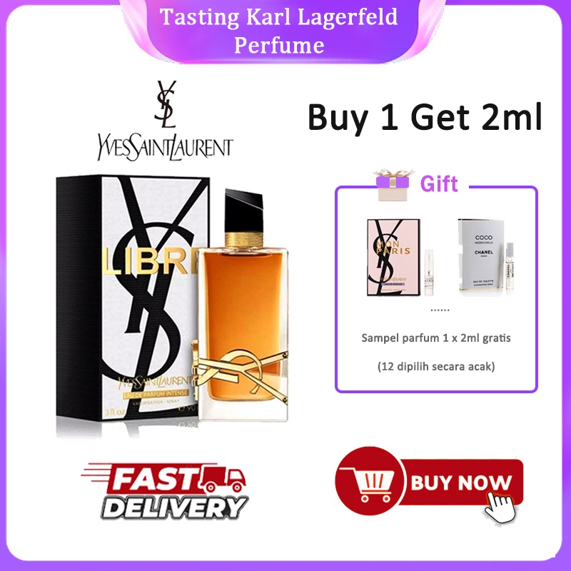 Parfum Ysl Libre Yves Saint Laurent Eau De Parfum/Intense 90Ml Buy get 2ml free [100% Original]