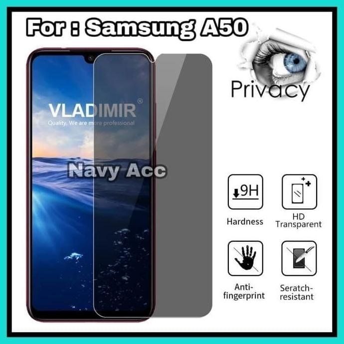 NS Tempered Glass Spy Samsung A50 - Tempered Glass Privasi Samsung A50