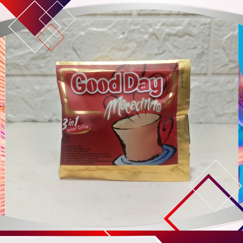 

Good Day Mocacinno 3 in 1 Instant Coffee 20gr .
