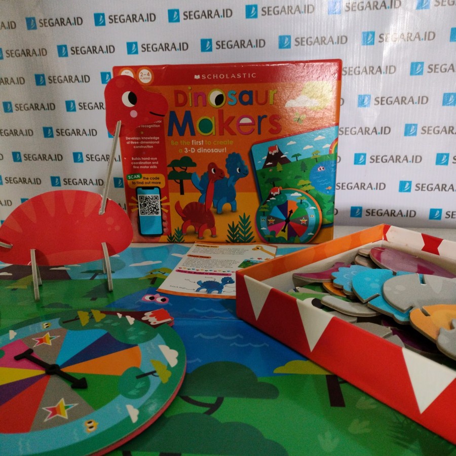 Board Game - Dinosaur Makers a 3 D Dinosaur by Scholastic