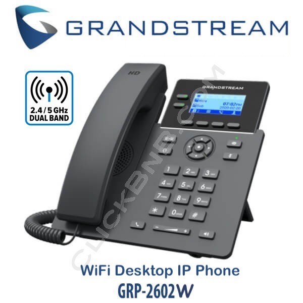 Grandstream Grp2602W - 2 Line Essential Ip Phone [Wifi Ip Phone]