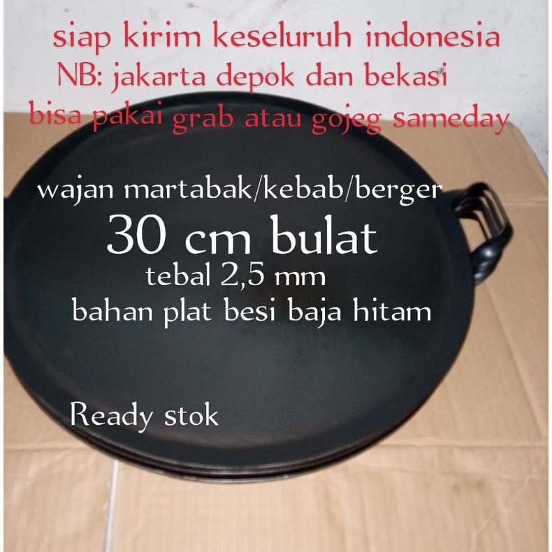 Wajan Kebab Wajan Roti Bakar Wajan Bulat 30 Wajan Martabak Telor Bakaran Roti Perabot Alat Dapur