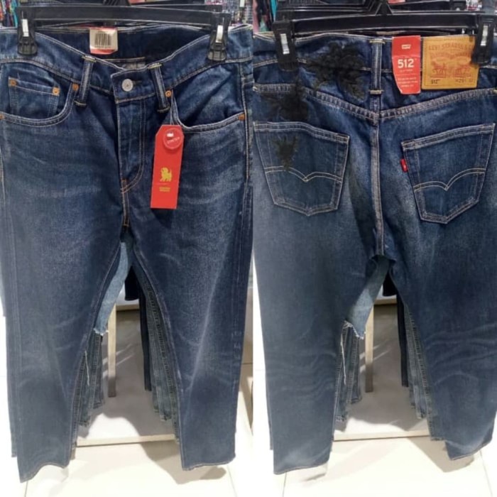 {DeeminShop} Levi's 512 original not levis selvedge 501 511 sage denim Limited