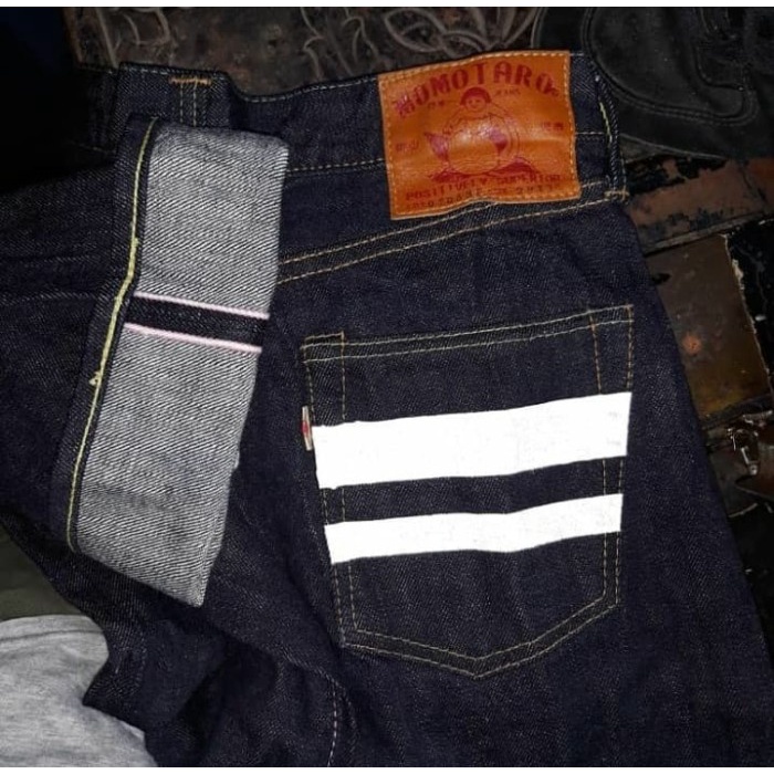 {DeeminShop} celana denim momotaro jeans selveedge Limited