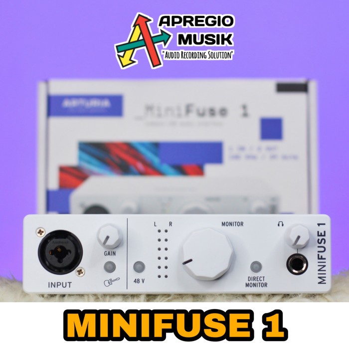Arturia MiniFuse 1 USB-C Audio Interface Apregio Musik