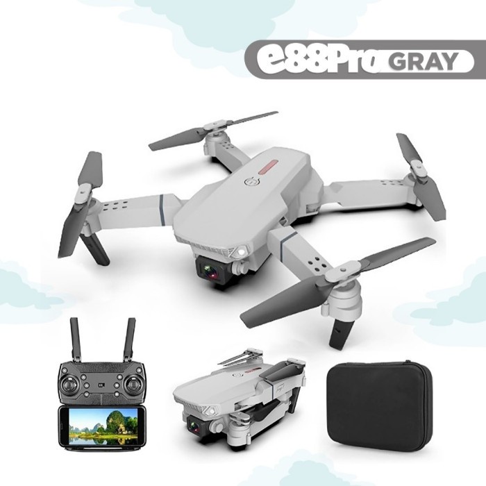 Helikopter Kapal Pesawat Drone Rc Remot Control Baterai Cas Lampu Led