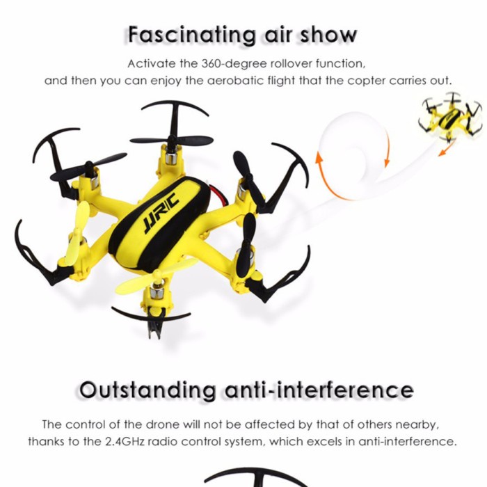 Mainan Helikopter Remote Control Pesawat H20H Drone Mini
