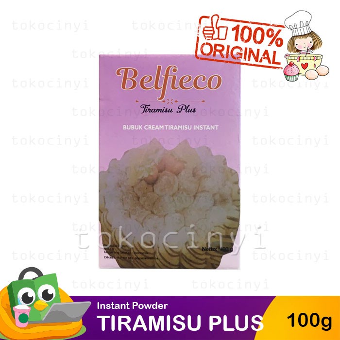 

Belfieco Tiramisu Plus / Bubuk Krim / Cream Tiramisu Instant 100 Gr