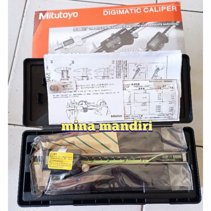 ✅Original Vernier Caliper Digital Mitutoyo 6 Sigmat Digital 150Mm Mitutoyo Terbatas