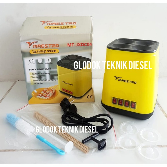 

✅Ready Mesin Sosis Telur Sostel 4 Lubang Sosis Telor 4 Lubang Original Terbatas