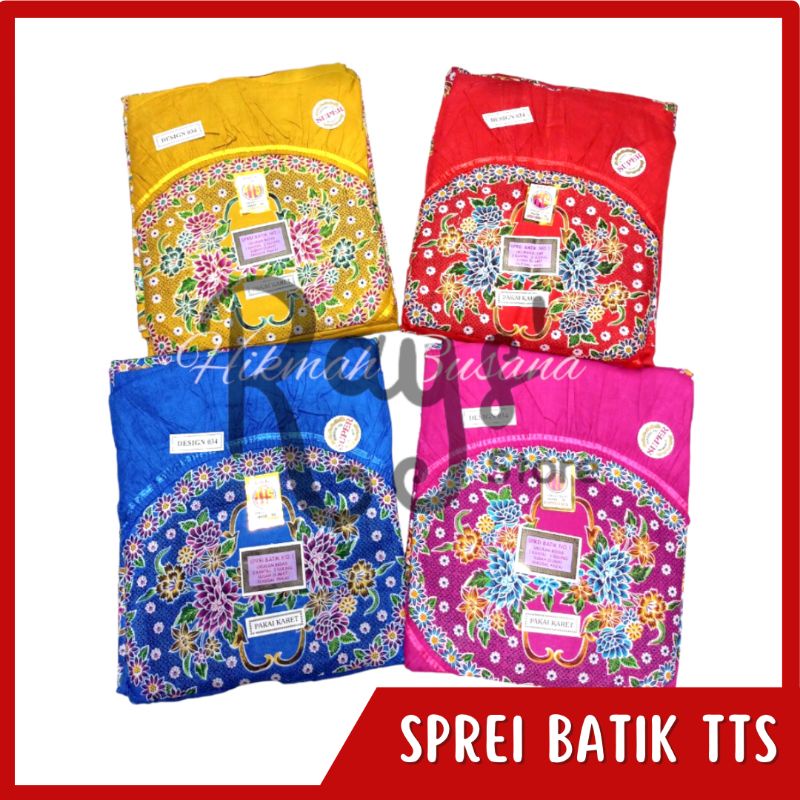 Sprei Batik Katun Merk TTS Pekalongan No. 1 180x200
