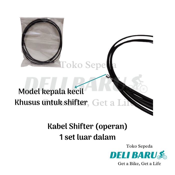 Delibaru Kabel Shifter Set Tali Operan Gigi Luar Dan Dalam Sepeda Mtb Best