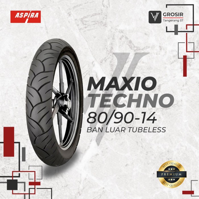 Aspira Maxio Techno Ban Tubeless R14 Mio Fino Beat Best