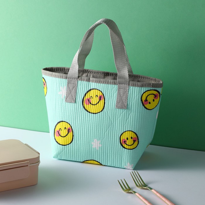 Terbaru Miniso Tas Bekal Kotak Makan Lunch Bag Tas Makanan Tas Lunchbox Motif