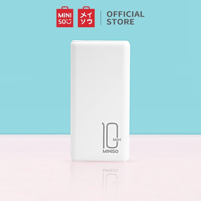 Terbaru Miniso Jp197 10000Mah Power Bank Pengisian Cepat