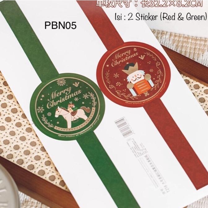 Paper Belt Natal| Pbn| Sleeve| Segel Christmas Box Original