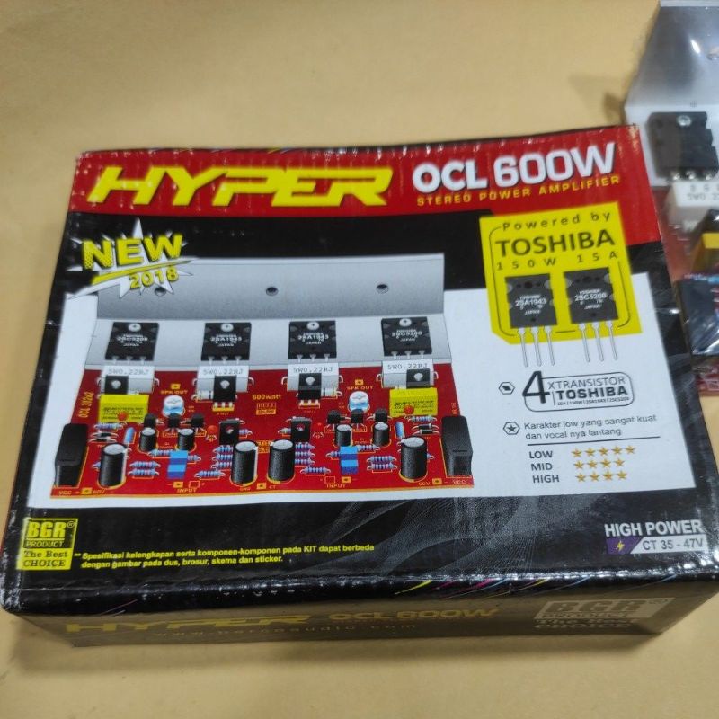 Kit Hyper OCL 600w Stereo Original Bell 600 watt
