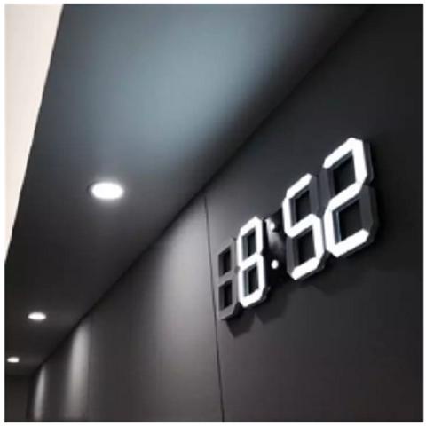 JAM DINDING DIGITAL LED/JAM MEJA-ALARM-SUHU/JAM 3D BESAR MODERN