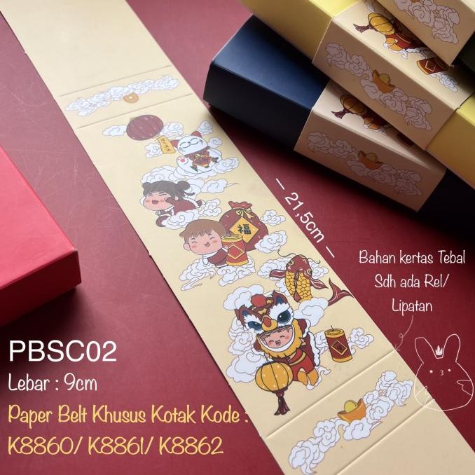 Paper Belt Sincia| Pbsc01| Sleeve Imlek| Segel| Kertas Sabuk Berkualitas