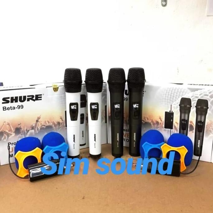 Mic Wireless Shure Beta 99 Microphone Shure Beta99 Handheld Pegang