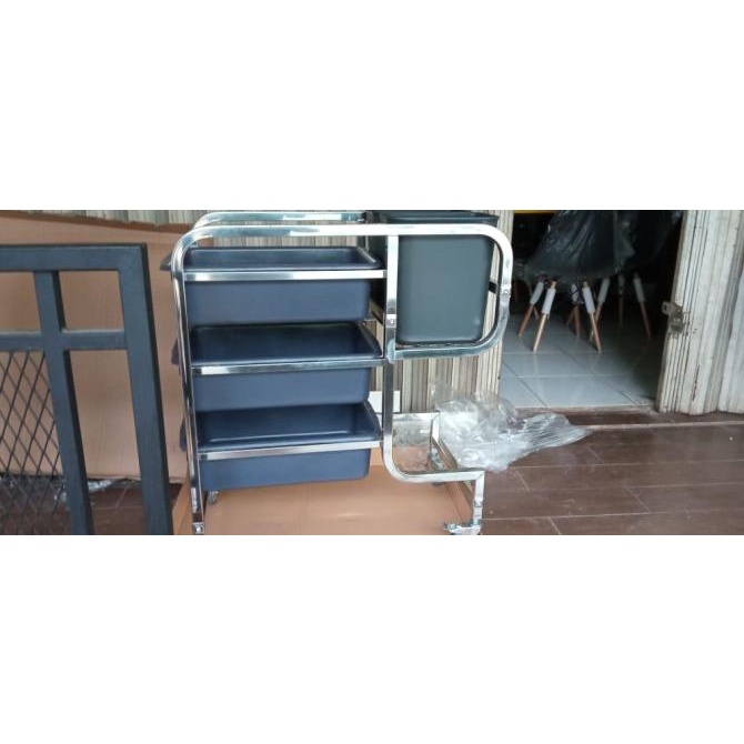 Troli Pengangkut Piring Kotor / Dish Collecting Trolley Dct-31 / Mutu