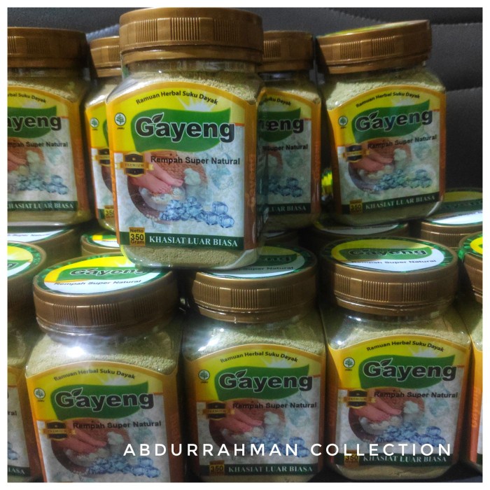 Ramuan Terapi Es Gayeng Ramuan Herbal Suku Dayak