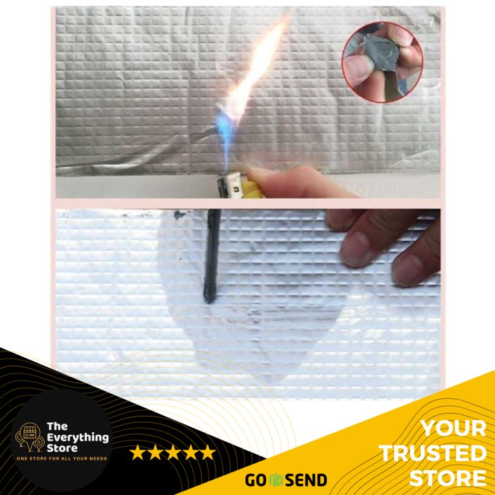Lakban Alumunium Foil Tape Tahan Air Bocor Atap