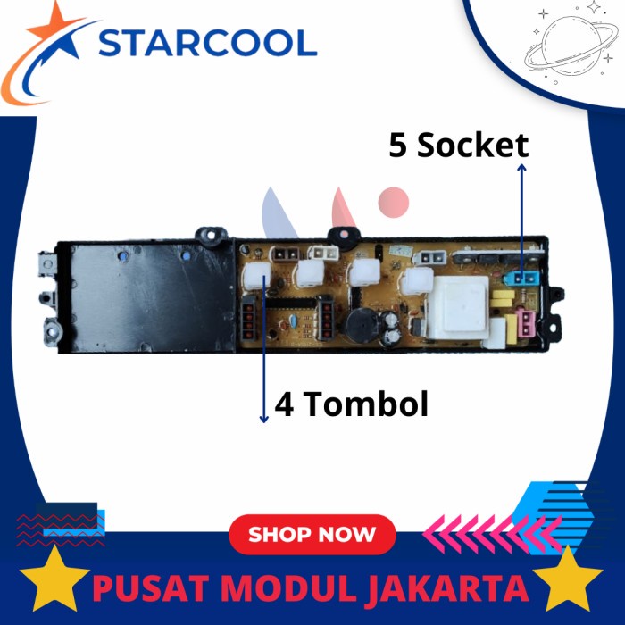 Modul Pcb Mesin Cuci Polytron Paw7005 Paw9005 Paw9005