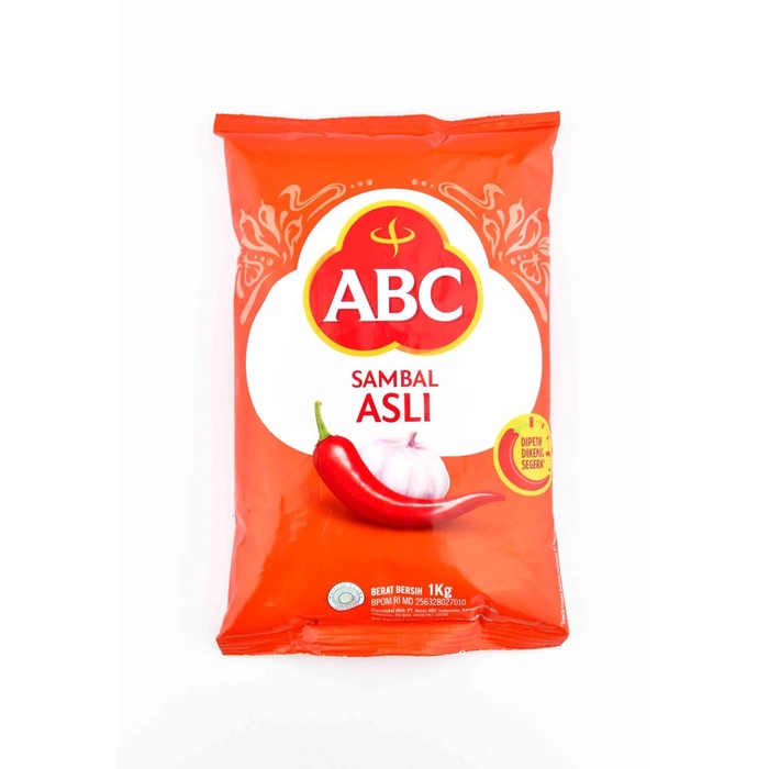 

Gratis Ongkir Sambal Abc Chilli Sauce Sambel Asli 1 Kg Pouch