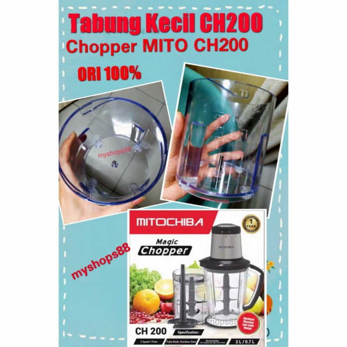 Tabung Chopper MITO CH200 KECIL /Chopper MITOCHIBA CH200 ORI