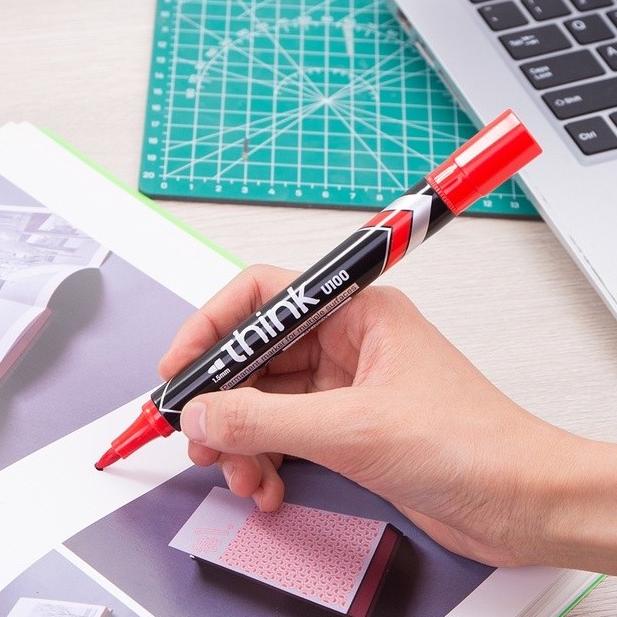 

TERLARIS DELI SPIDOL PERMANEN PERMANENT MARKER THINK 1.5mm HITAM/BIRU/MERAH