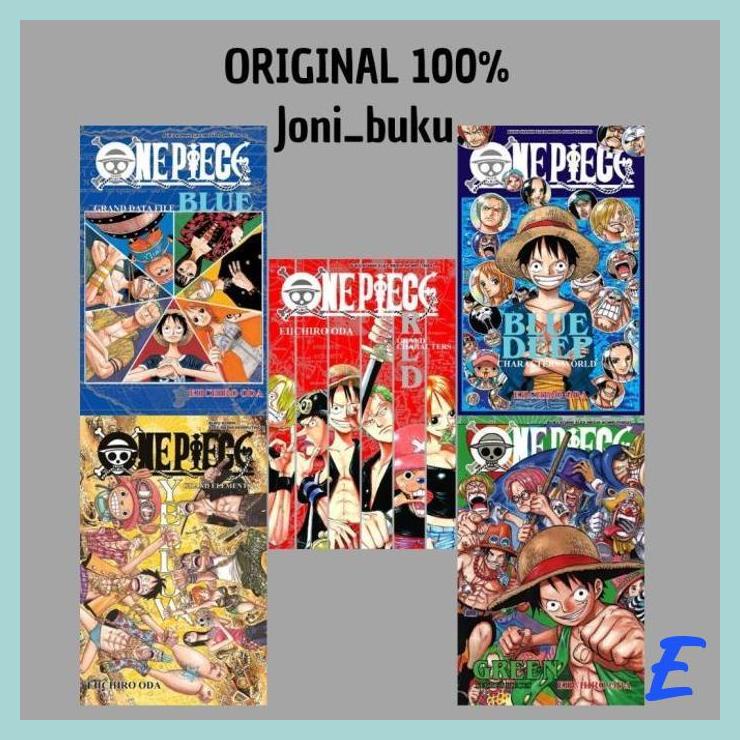 | JNB | KOMIK ONE PIECE RED, GREEN, BLUE, YELLOW, BLUE DEEP BY EIICHIRO ODA